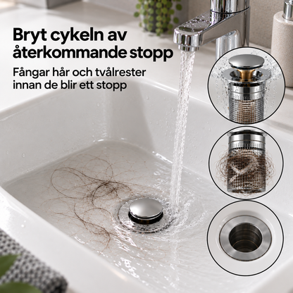 PureDrain SmartFilter™ – Inga fler avloppsstopp att hantera